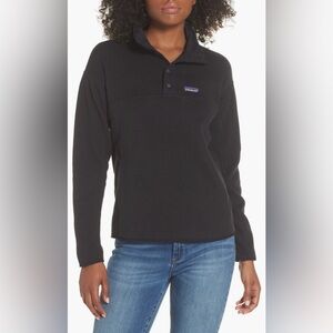 NWT Patagonia black lightweight better sweater marsupial fleece pullover Size XL